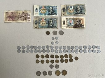 Československé bankovky / mince - 2