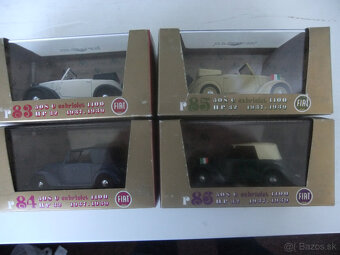 od BRUMM/ITALY mierka 1:43 rozne verzie Fiat 1100/508C - 2