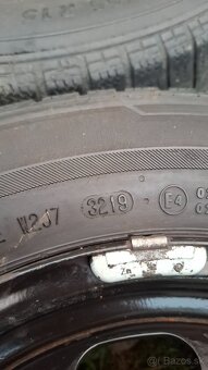Peugeot 4x108 R15 plechove disky + zimne pneu 195/65 - 2