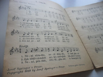 Pospíšil - Nauman: PÍSNĚ JUNÁCKÉ - rok 1919 - 2