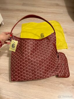 Goyard kabelka Bohéme Hobo - burgundy (GO4) - 2