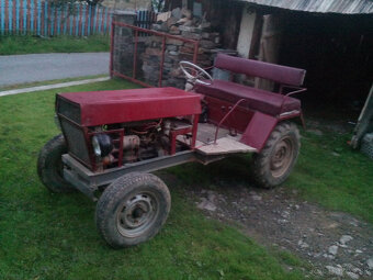Malotraktor domácej výroby zo Škody Octavia 1962 - 2