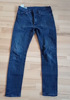 Levis tmavošedé slim fit streč - 2
