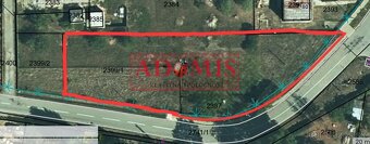 ADOMIS - predáme stavebný pozemok na rodinné domy  2212m2 Mi - 2
