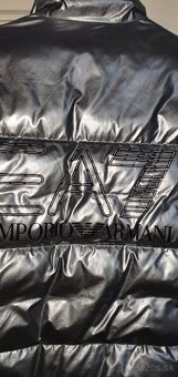 Armani bunda strieborna leskka veľkosť L - 2