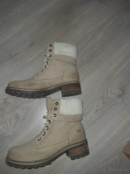 zimné teplé topánky brúsená koža Weinbrenner - BAŤA - 2