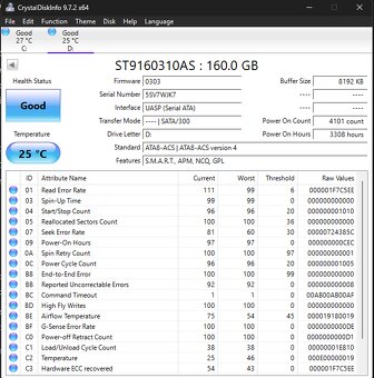 Seagate 160 GB 2.5" HDD - 2