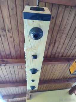 Lustre drevený hranol - 2