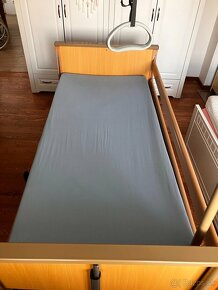 Elektrická polohovateľná posteľ s matracom a príslušenstvom - 2