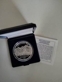 Strieborná minca 20€ proof - Pamiatková rezervácia Kežmarok - 2