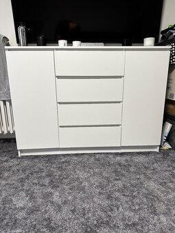 Biela komoda 140cm - 2