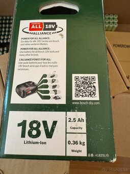 Predam novu Bosch Náhradná batéria 18 V/2,5 Ah - 2