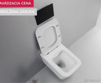 Moderné závesné WC + podomietkový modul (nepoužité) - 2