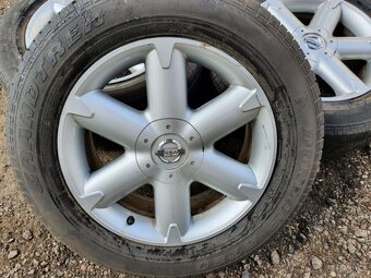 zimní Alu kola Nissan 5x114.3 + pneu Dunlop 225/65 - 2
