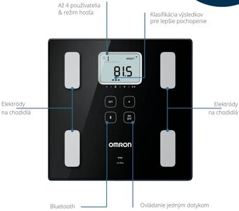 Omron VIVA BF-222T - diagnostická smart osobná váha - 2