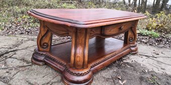 Masívny dubový konferenčný stôl - 2