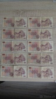 Bankovky 500kcs - 2