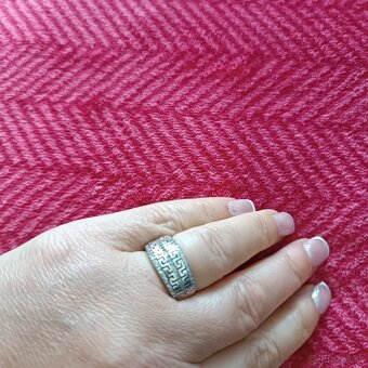 Strieborný prsteň - 2