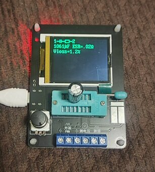 Tester súčiastok - component tester - 2