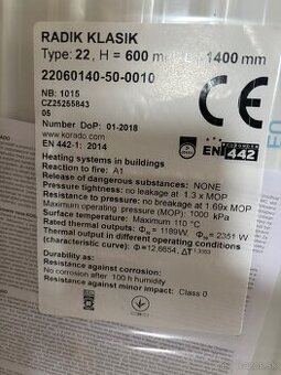 Výhrevné teleso RADIK KLASIK - 2