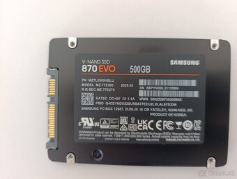 Predám Samsung SSD SATA 2,5" 500GB - 2
