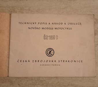 Príručka ČZ 125 T - 2
