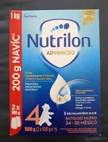 NUTRILON 4 Advanced batoľacie mlieko 1 kg, 24+ - 2