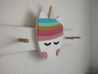 Rezervované - Vešiak detský jednorožec - 2