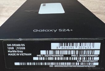 SAMSUNG GALAXY S24 plus 12/512GB gray - 2