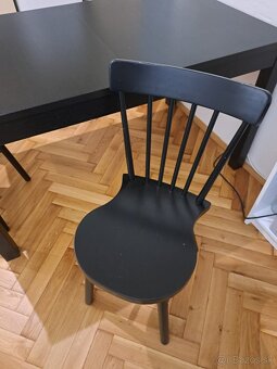 Predám rozkladací jedálenský stôl IKEA s 2 stoličkami - 2
