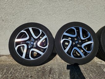 Originálne disky RENAULT 4x100 R17, pneu Michelin - 2
