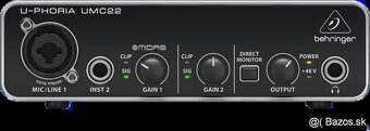 Behringer U-phoria UMC 22 Zvukova karta - 2