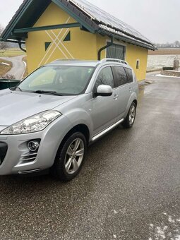 Peugeot 4007 2.2hdi rok 2008 4x4 strieborna met. - 2