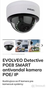 EVOLVEO Detective POE8 SMART, kamera antivandal - 2