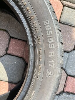 Na predaj pneumatiky - 205/55 R17 Continental - 2