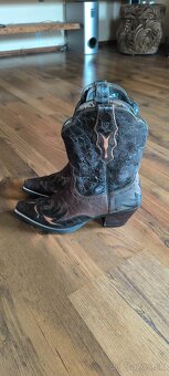 Kožené Western čižmy. - 2
