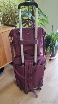 Cestovná taška na kolieskach s taškou na kufor - 2
