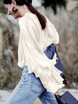 Volánová blúzka -M- nová 2+1zadarmo - 2