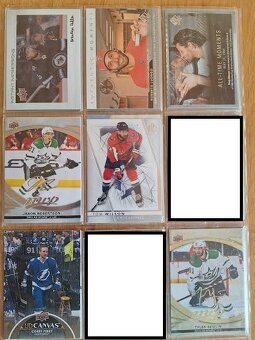 Hokejové kartičky inserty - 2