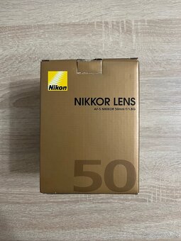 Nikon nikkor 50mm f1.8 G objektív - 2