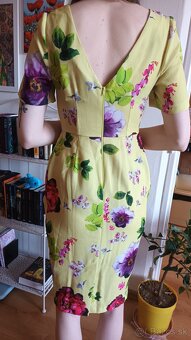 Dámske letné žlté šaty - 2