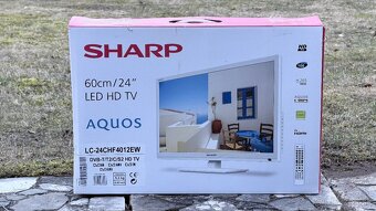 SHARP LED televízor 60cm uhlopriečka - BIELY - 2