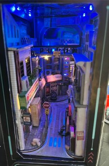 Book nook - kyber mesto - 2