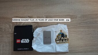 Predám nové Lego Star Wars Beskar, magnetku, kľúčenku - 2
