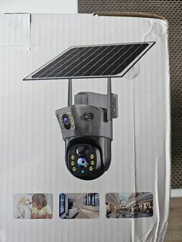 Solárna wifi dualna kamera 2x obraz - 2