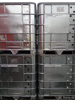 Predám oplechované 1000L ibc kontajnery na vodu - 2