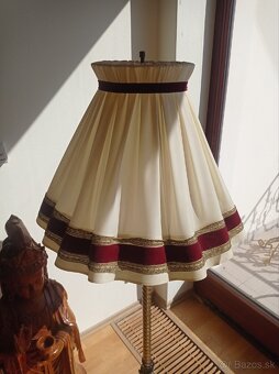 Krásna starožitná mosadzná lampa 150 cm - 2