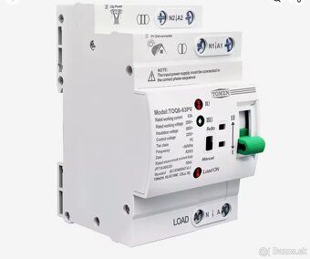 Predám Automaticky prepínač sieťi 1 Fazový 2P 63A - 2