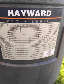 Piesková filtrácia HAYWARD +čerpadlo - 2