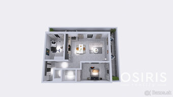 Klimatizovaný 3i byt v novostavbe z r. 2025, terasa 24 m2, 1 - 2